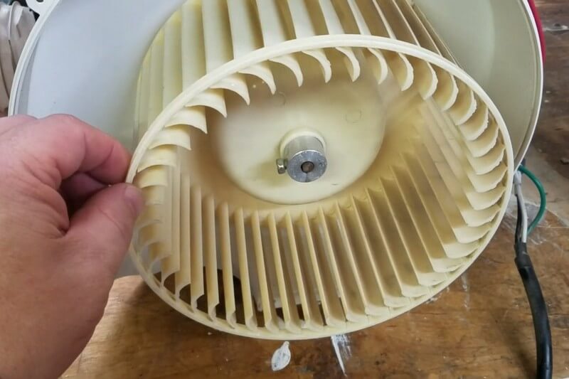 Portable air conditioner blower fan diagnosis