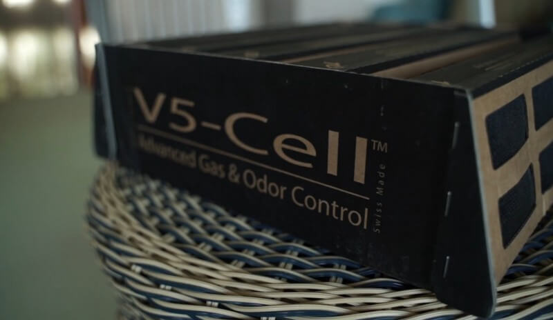 V5-Cell gas and odor filter